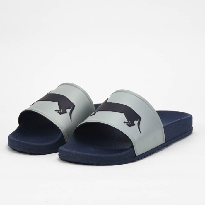 HARMONT AND BLAINE CIABATTA UOMO EVA - LOGO GRIGIO - BLU - Image 9
