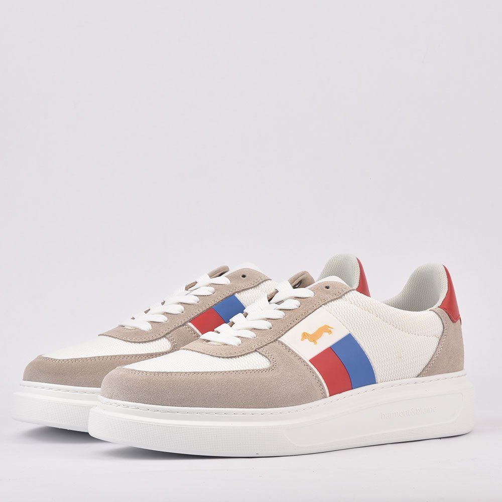 314998050.jpg HARMONT AND BLAINE SCARPA UOMO CAMOSCIO BEIGE - Image 1