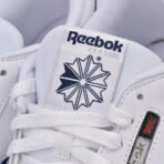 REEBOK CLASSIC LEATHER WHITE/WHITE/NAVY - Image 3