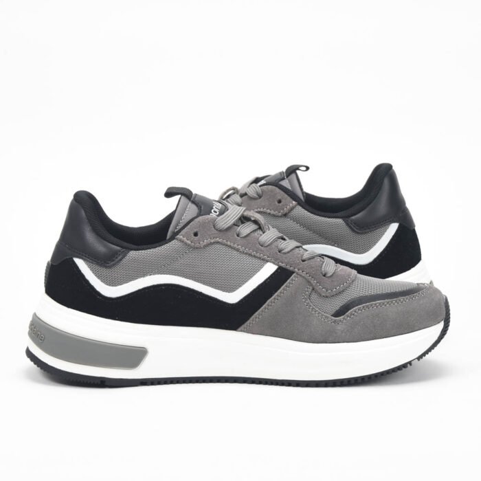 Harmont and Blaine Suede and Technical Fabric Sneakers - Image 6