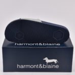HARMONT AND BLAINE CIABATTA UOMO EVA - LOGO GRIGIO - BLU - Image 4