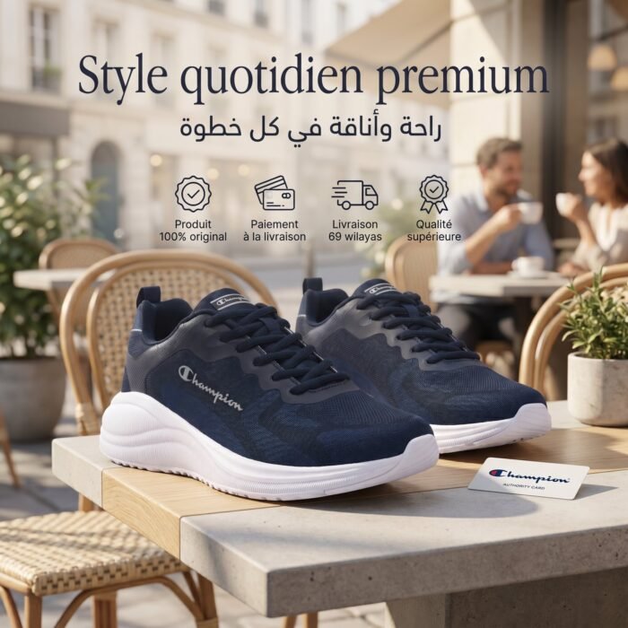 Champion Syphon Script 2.0 Running Inspired Trainers Navy Blue - Image 10