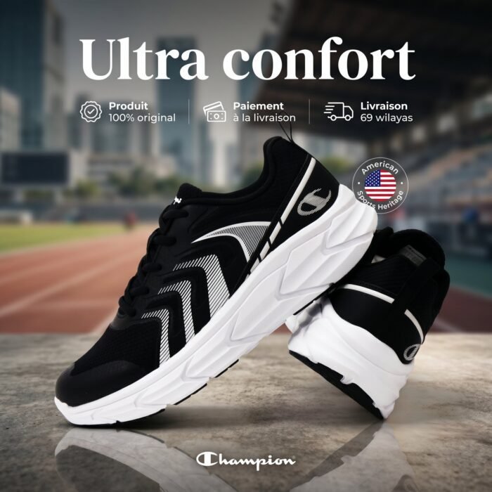 Champion FX RT Trainers Low Black - Image 11
