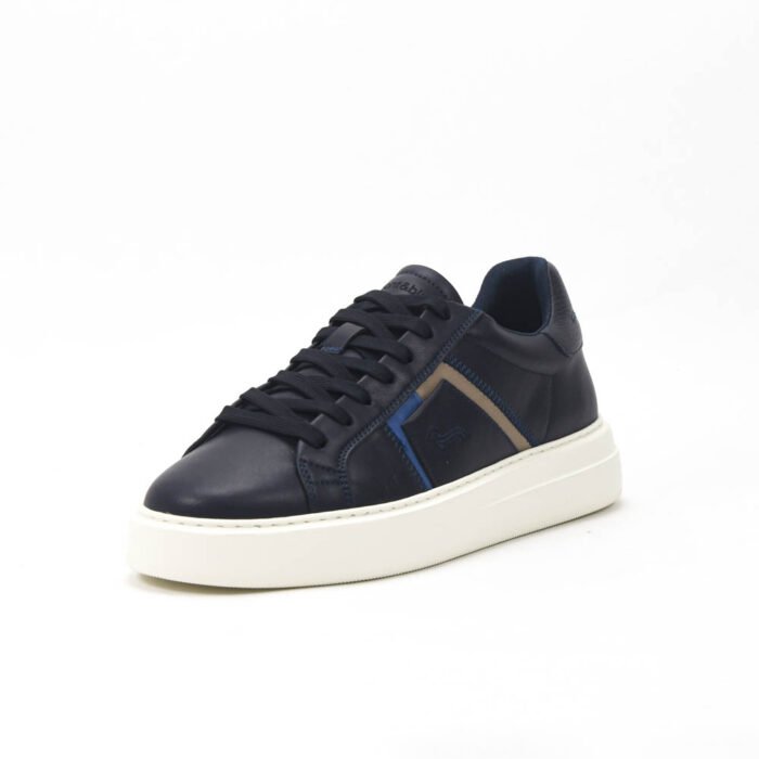 Harmont and Blaine Blue Sneakers Homme - Image 2