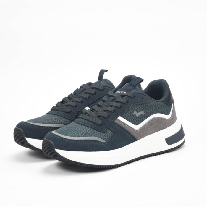 Harmont and Blaine Suede and Fabric Sneakers - Image 3