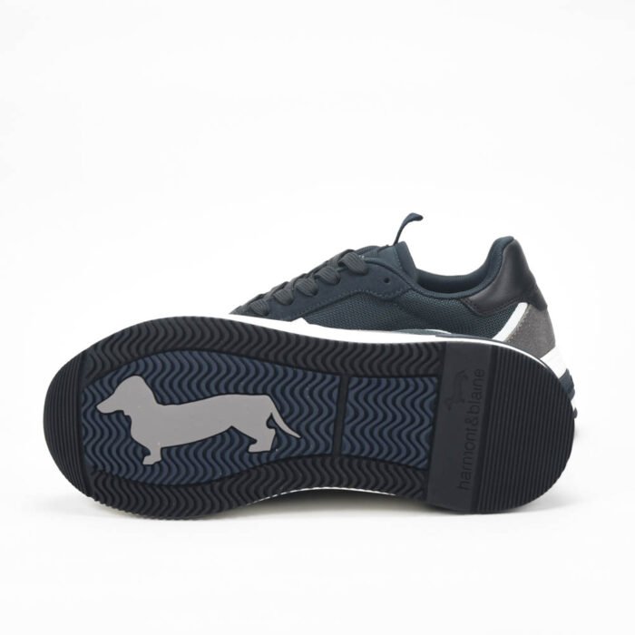 Harmont and Blaine Suede and Fabric Sneakers - Image 4