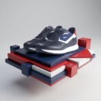 HARMONT AND BLAINE SCARPA UOMO CALF BLU - Image 6