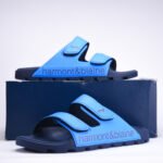 CIABATTA UOMO BLUBBER - LOGO AZZURRO - BLU