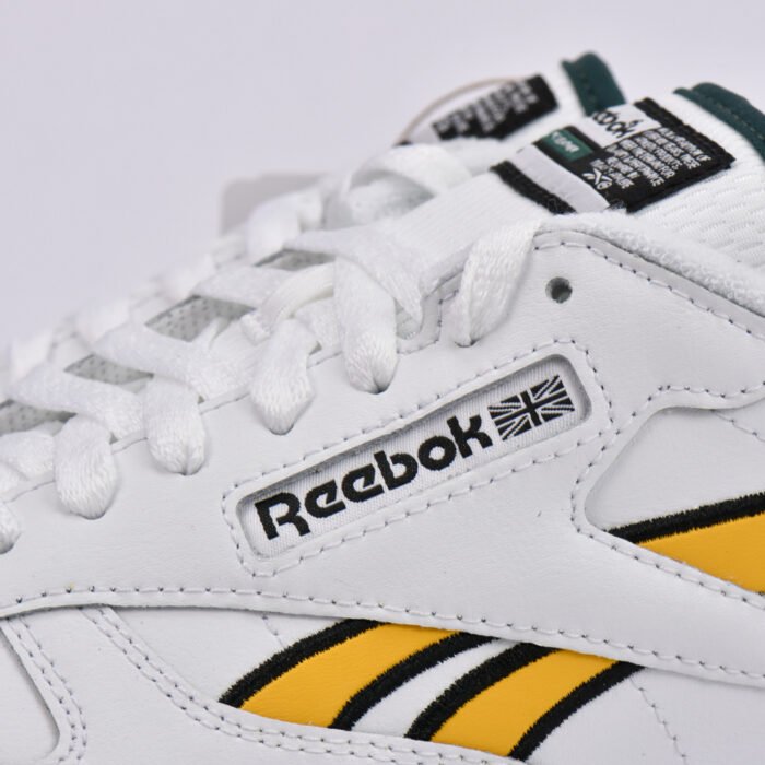 REEBOK CLASSIC LEATHER WHITE/GOLD/GREEN - Image 4