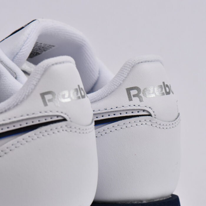 REEBOK CLASSIC LEATHER WHITE/WHITE/NAVY - Image 2