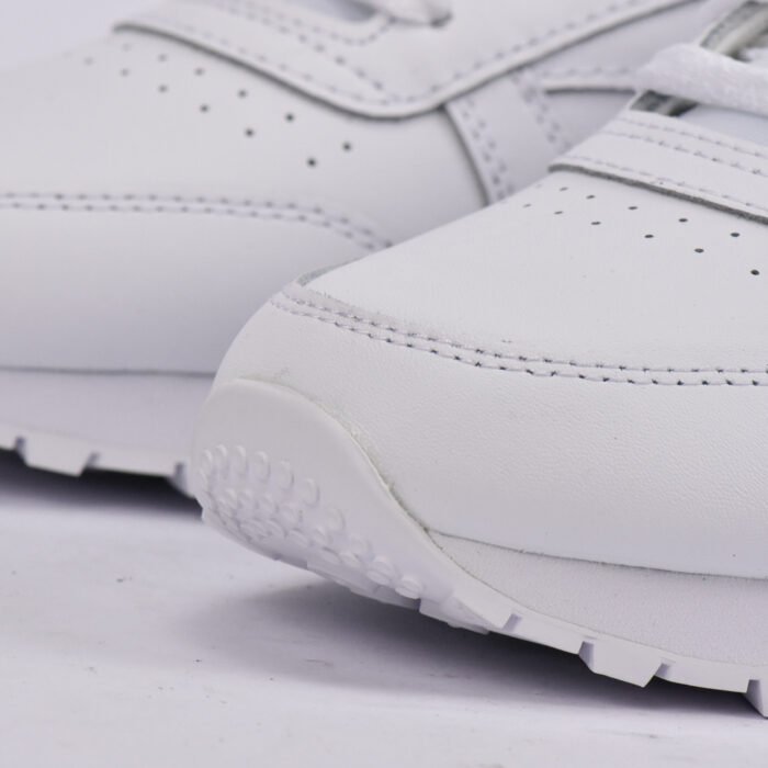REEBOK CLASSIC LEATHER WHITE/WHITE/NAVY - Image 4