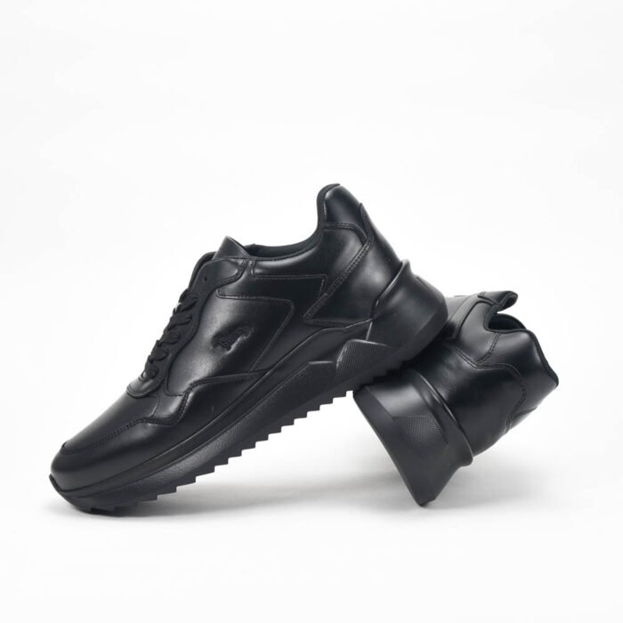 Harmont and Blaine Sneakers Leather Black - Image 6
