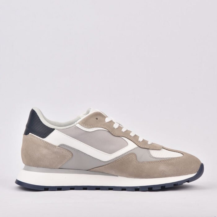 HARMONT AND BLAINE SCARPA UOMO CALF   BEIGE  BIANCO - Image 4