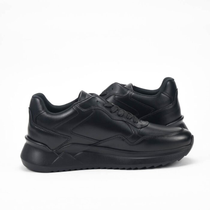 Harmont and Blaine Sneakers Leather Black - Image 4