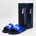 HARMONT AND BLAINE CIABATTA UOMO EVA - LOGO BLU - AZZURRO