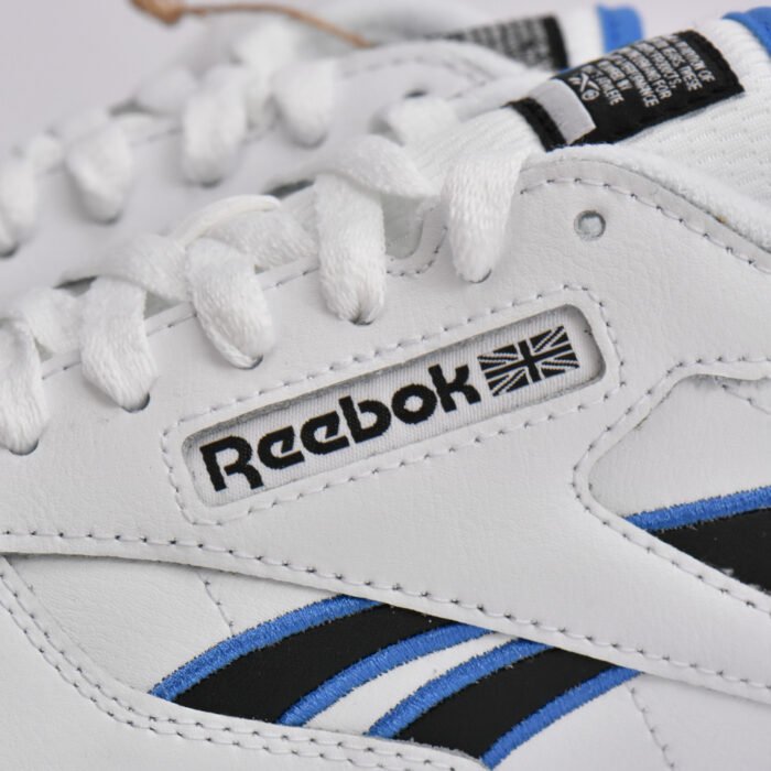REEBOK CLASSIC LEATHER WHITE/BLUE/BLACK - Image 3