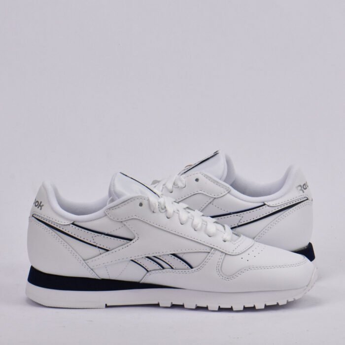 REEBOK CLASSIC LEATHER WHITE/WHITE/NAVY - Image 7