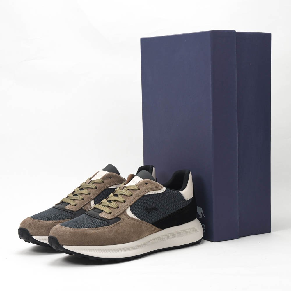 85806211-55091209.jpg Harmont and Blaine Camoscio Tex Sneakers Homme - Image 1