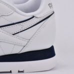 REEBOK CLASSIC LEATHER WHITE/WHITE/NAVY - Image 6