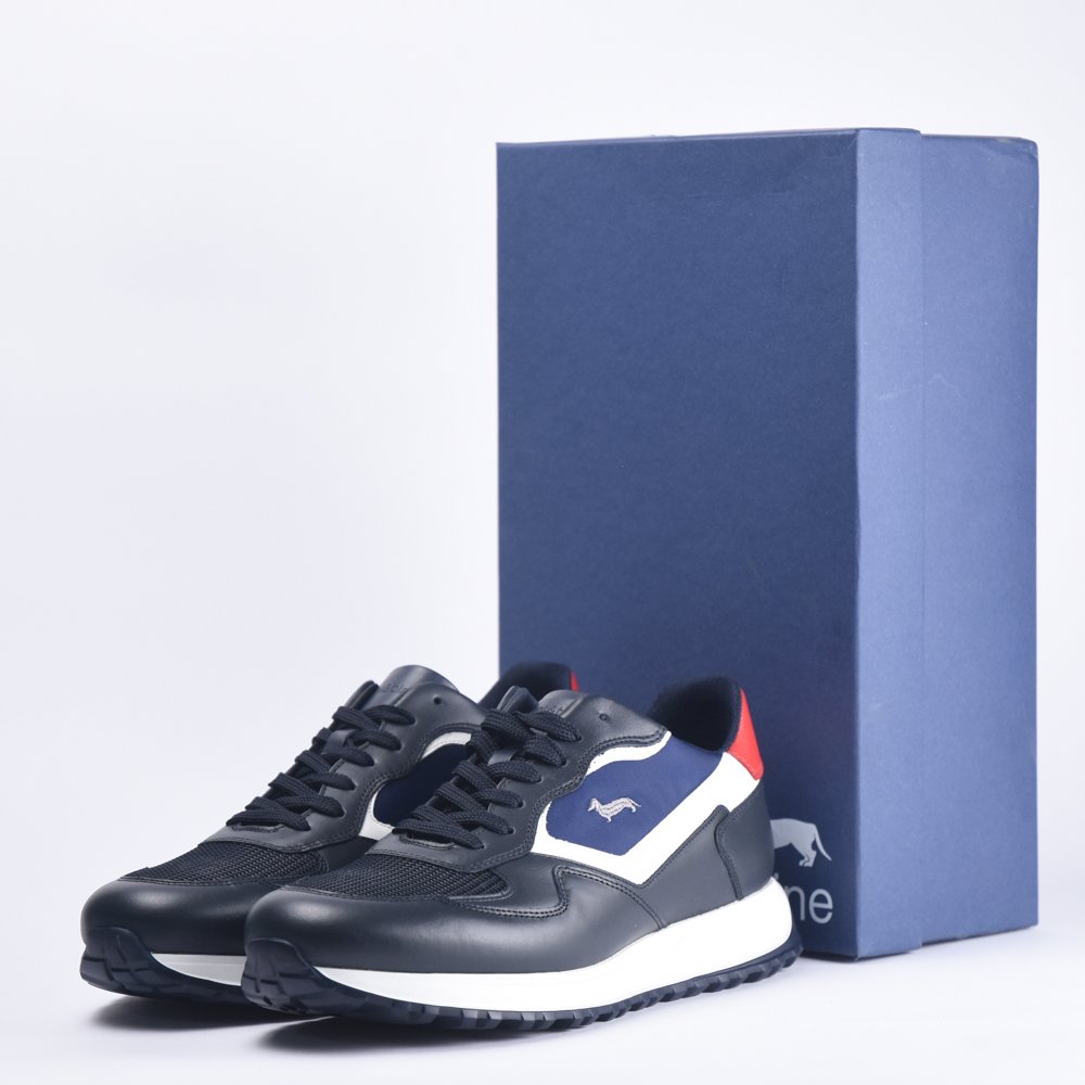 86489266-22029975.jpg HARMONT AND BLAINE SCARPA UOMO CALF BLU - Image 1