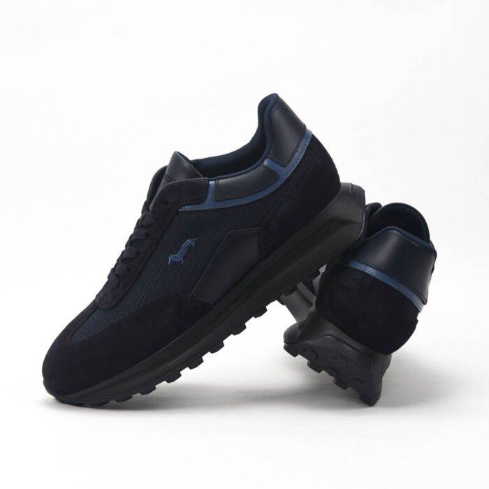 Harmont and  Blaine Leather Sneakers Homme - Image 3