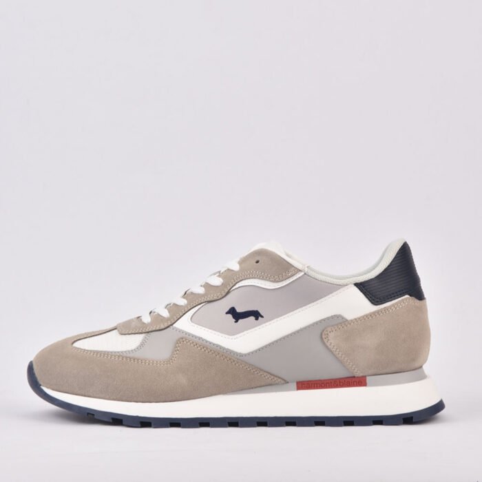 HARMONT AND BLAINE SCARPA UOMO CALF   BEIGE  BIANCO - Image 6