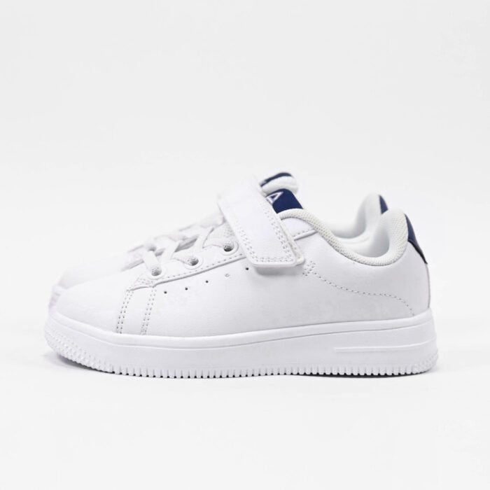 Peak Kids Casual Shoes White Navy - Image 2