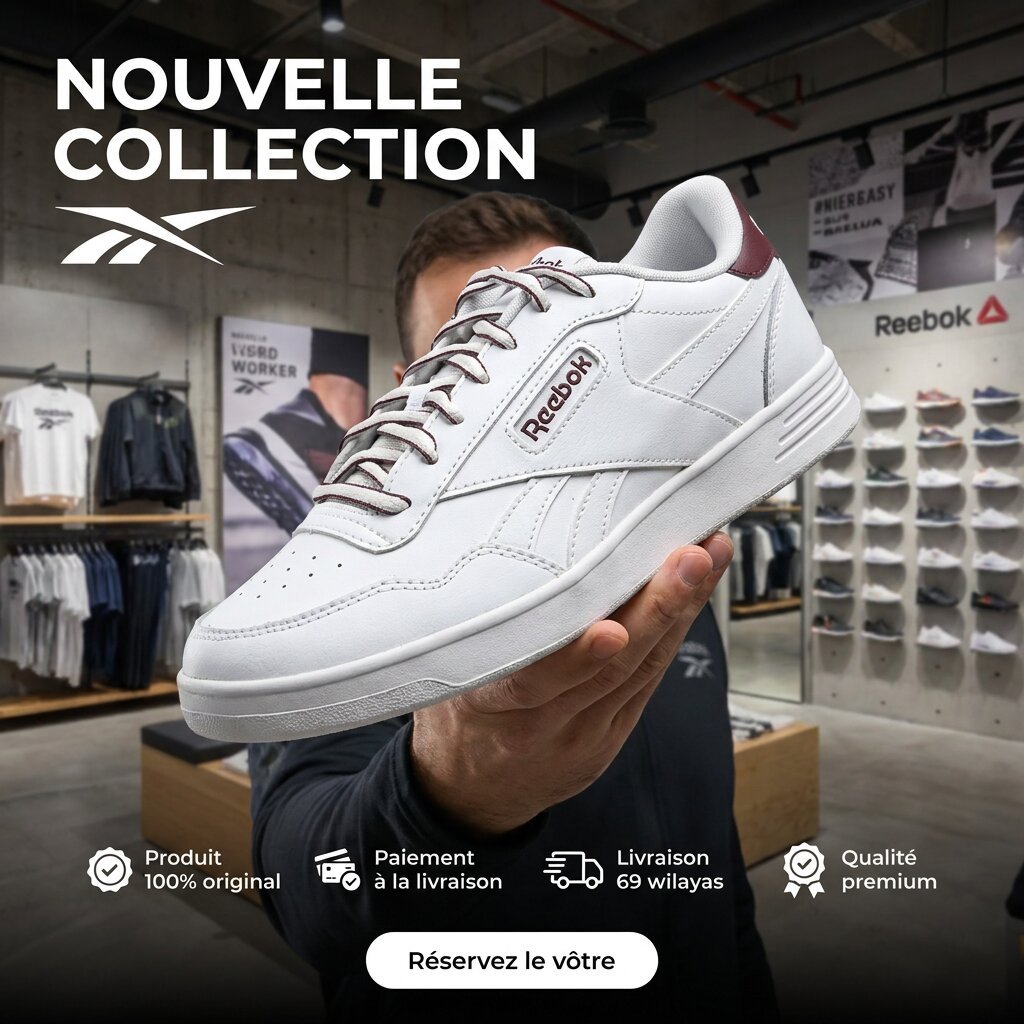 2845facda303dc7f.jpg Reebok Sneakers Homme - Image 1